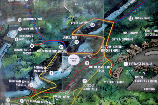 map showing where the two RV Gypsies are on the trail